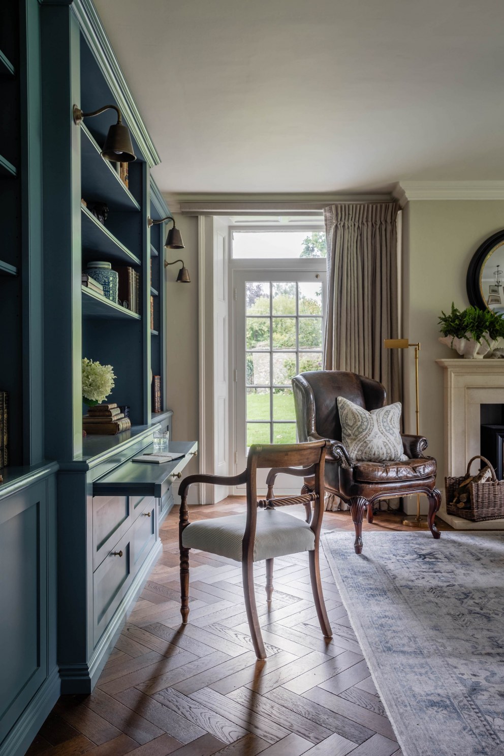 Manor House | Living room showing new joinery | Interior Designers